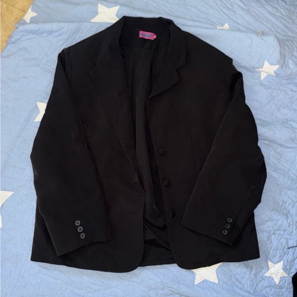Classic oversized Black Blazer - Picture 1 of 2